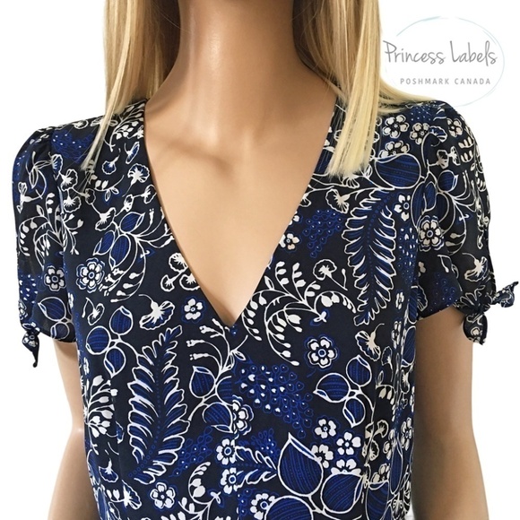 J. Crew Dress Ruffled A-Line Skater V-Neck Short Sleeve Faux Wrap Versatile - Picture 5 of 15